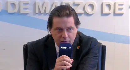 Ignacio Alonso, presidente de la AUF, fue criticado por la Unión de Clubes