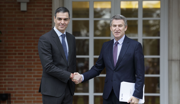 Pedro Sánchez y Alberto Núñez Feijóo