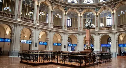 Palacio de la Bolsa de Madrid.