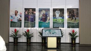 Inter del Centro de Entrenamiento donde se realizará el campeonato; Luis Suárez es el jugador más representantivo de Uruguay para China