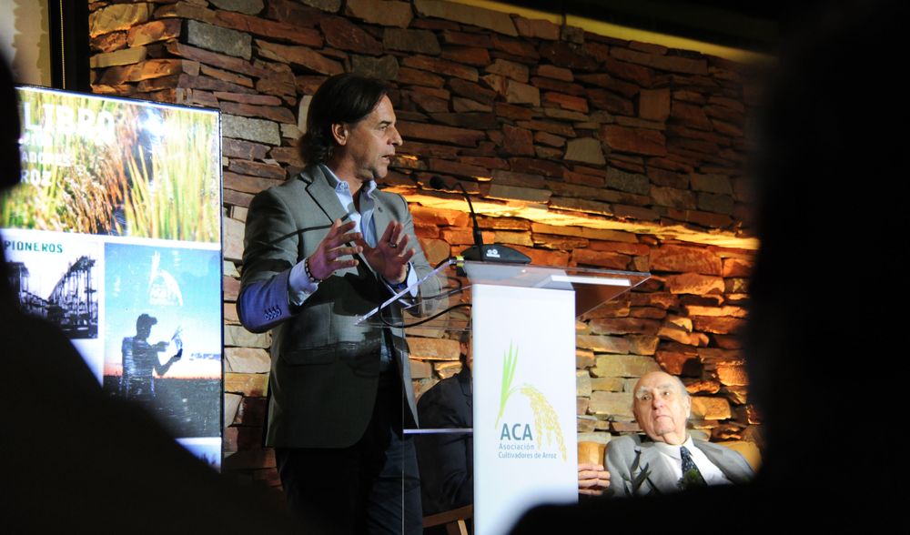 Arroceros presentaron su libro, con el presidente de la República, Luis Lacalle Pou, como invitado especial.