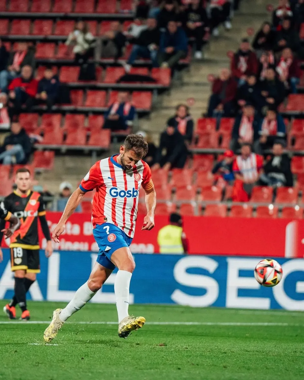 Cristhian Stuani marcó un doblete en Girona