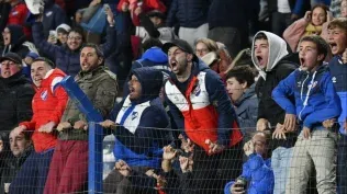 Así festejaron los hinchas de Nacional su triunfo