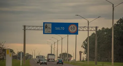 Entrada al departamento de Salto
