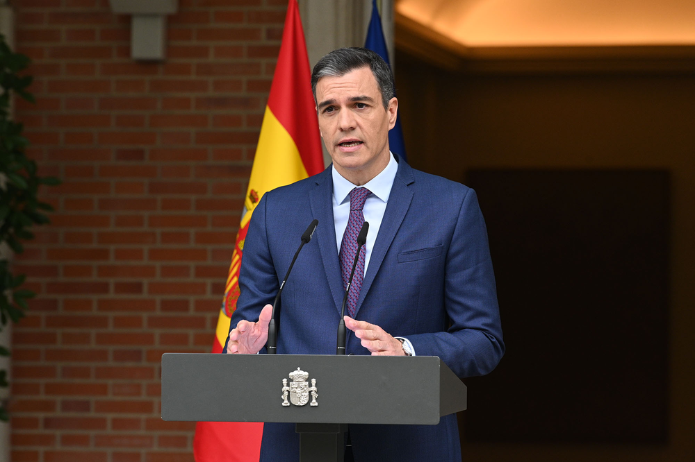 Pedro Sánchez, presidente del Gobierno español