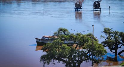 Imágenes de las inundaciones en Salto donde hay 895 desplazados