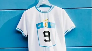 La camiseta de Uruguay que presentó Puma