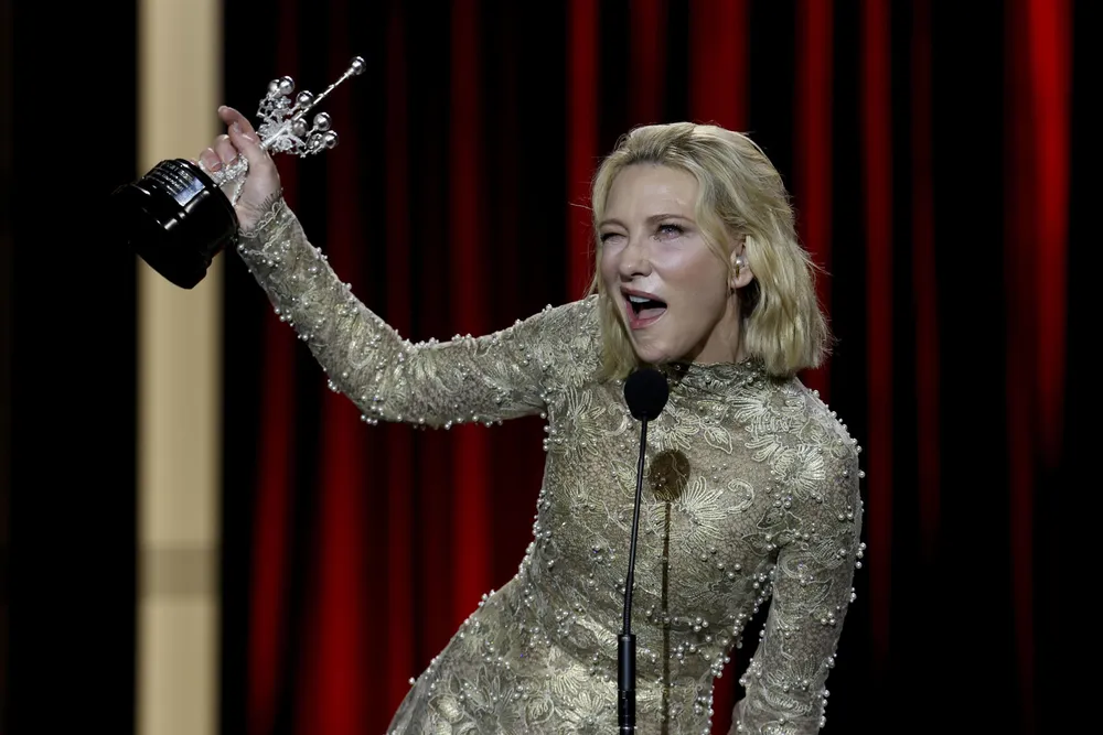 Cate Blanchet, la actriz australiana homenajeada en el festival de San Sebastián.