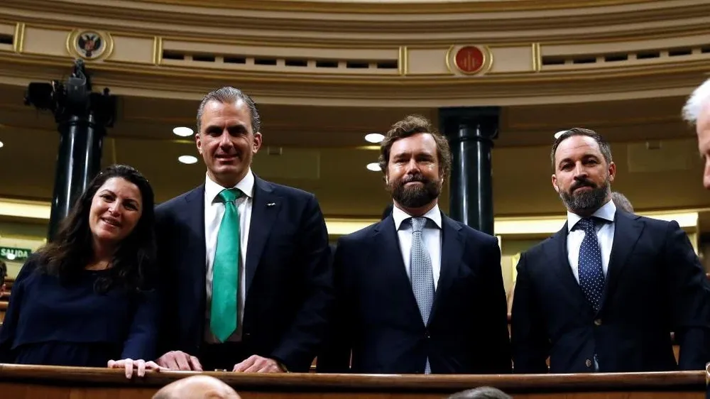 Iván Espinosa de los Monteros y Santiago Abascal, protagonistas de VOX.