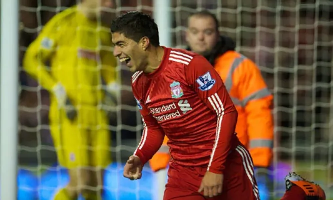 El delantero Luis Suárez