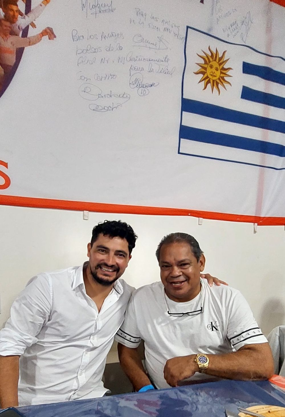 El emocionante homenaje al Chory Castro que le hicieron los hinchas de Nacional en Nueva York y Nueva Jersey y su encuentro con Pintos Saldanha El emocionante homenaje al Chory Castro que le hicieron los hinchas de Nacional en Nueva York y Nueva Jersey y su encuentro con Pintos Saldanha