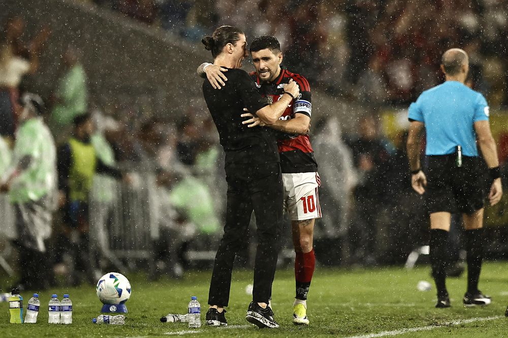 Filipe Luis y Arrascaeta