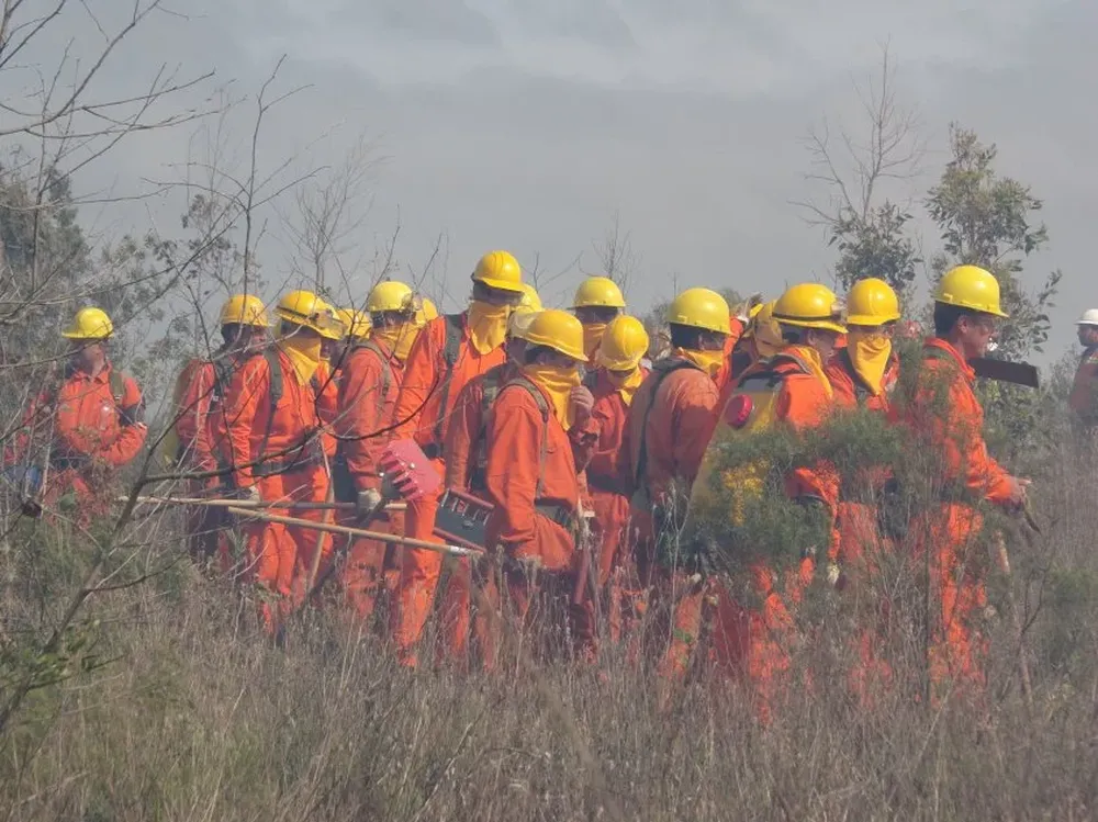 Actividad de capacitación con personal del Ejército.