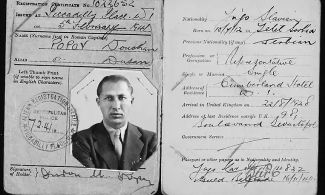 Dusan Popov, protagonista de operaciones de inteligencia más sorprendentes que las de las novelas de espionaje.