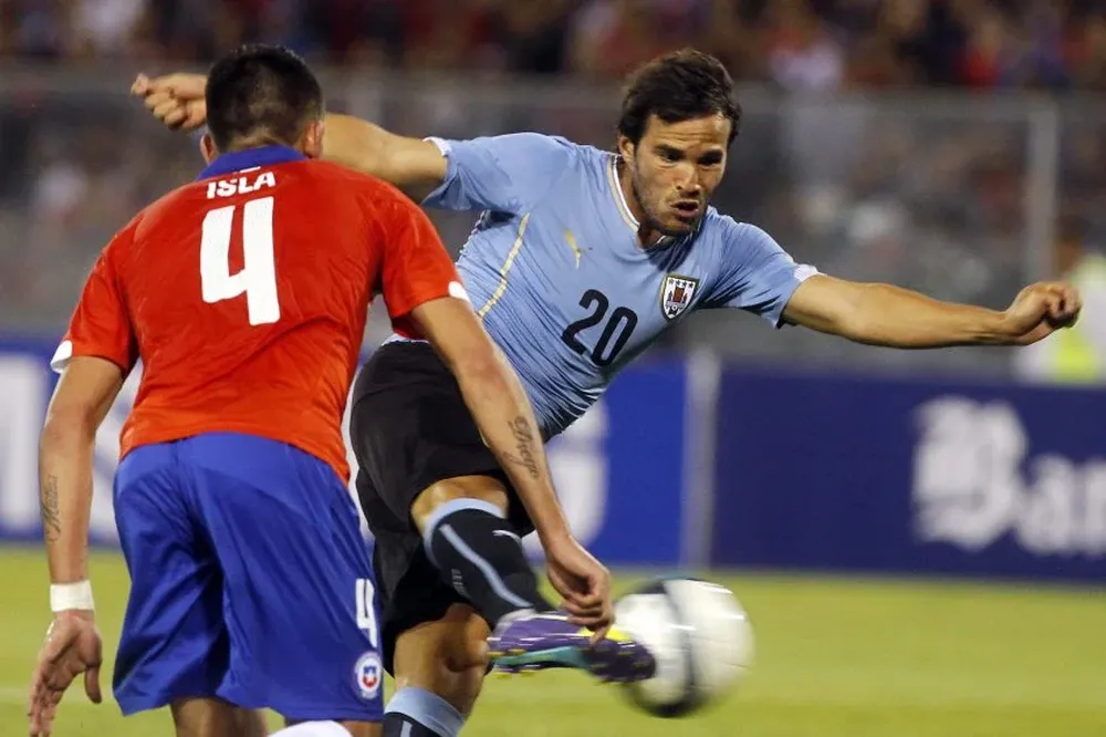 El Tata González y el último gol celeste en Santiago, recuerdo bien fresco
