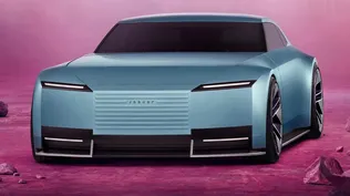 El nuevo Jaguar Type 01, el primer modelo que pronto saldrá al mercado, símbolo de la reinvención de Jaguar como marca de ultralujo 100% eléctrica.&nbsp;