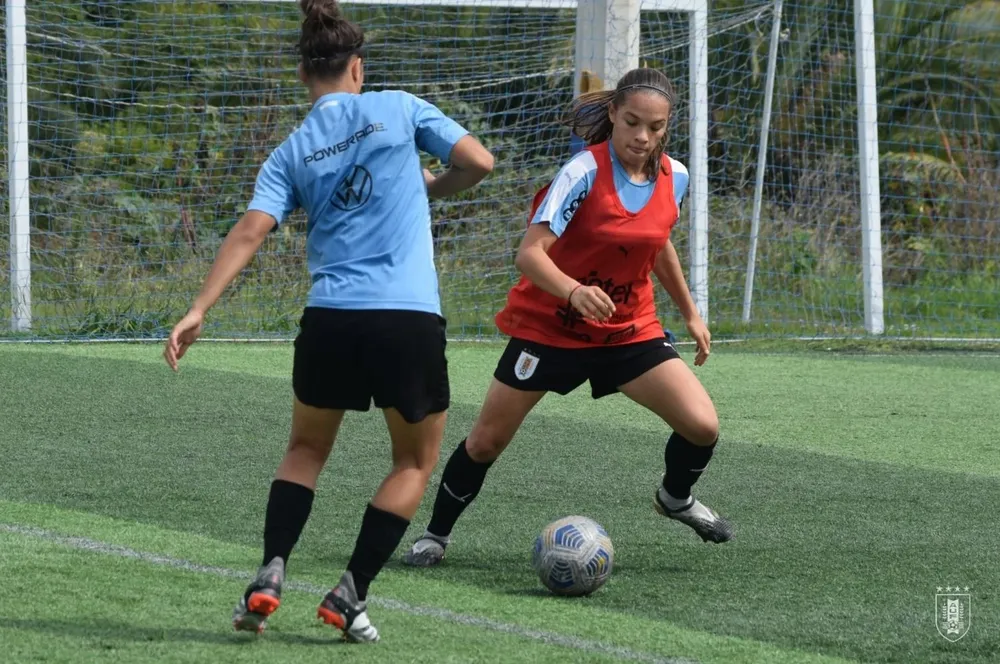 Último entrenamiento de la sub 17