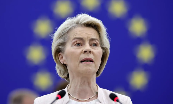 La presidenta de la Unión europea, Úrsula Von del Leyen.