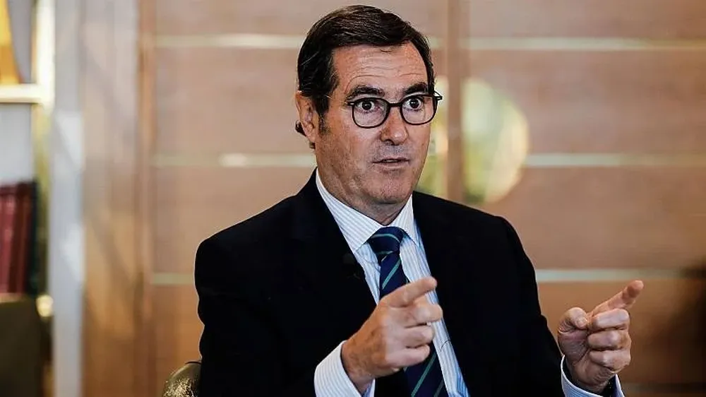El presidente de la CEOE, Antonio Garamendi.