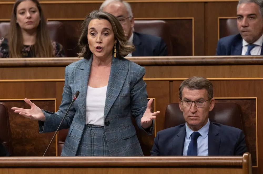 La portavoz del PP en el Congreso, Cuca Gamarra.
