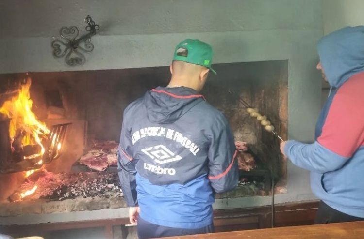 Barras de Nacional recibieron a sus pares de Palmeiras