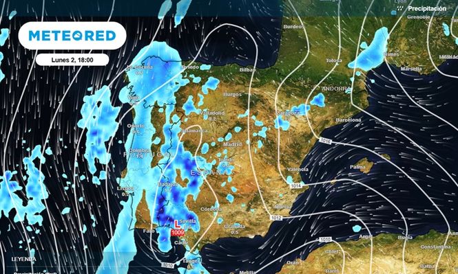Cambio brusco de tiempo en España con lluvias de barro, alertas meteorológicas y la llegada de una DANA