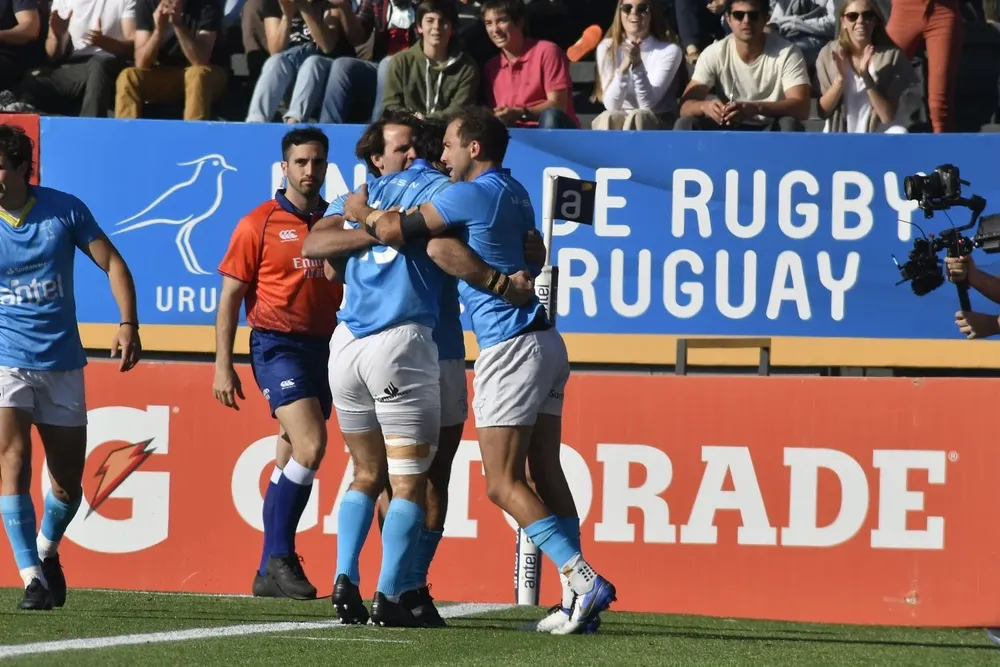 El festejo del primer try