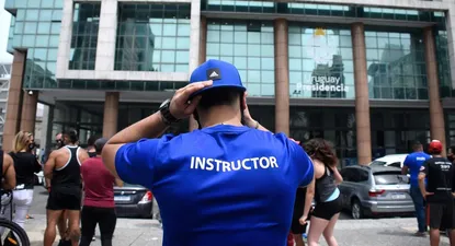 Trabajadores de gimnasios se manifestaron este miércoles frente a Torre Ejecutiva