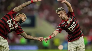 Gabigol y De Arrascaeta