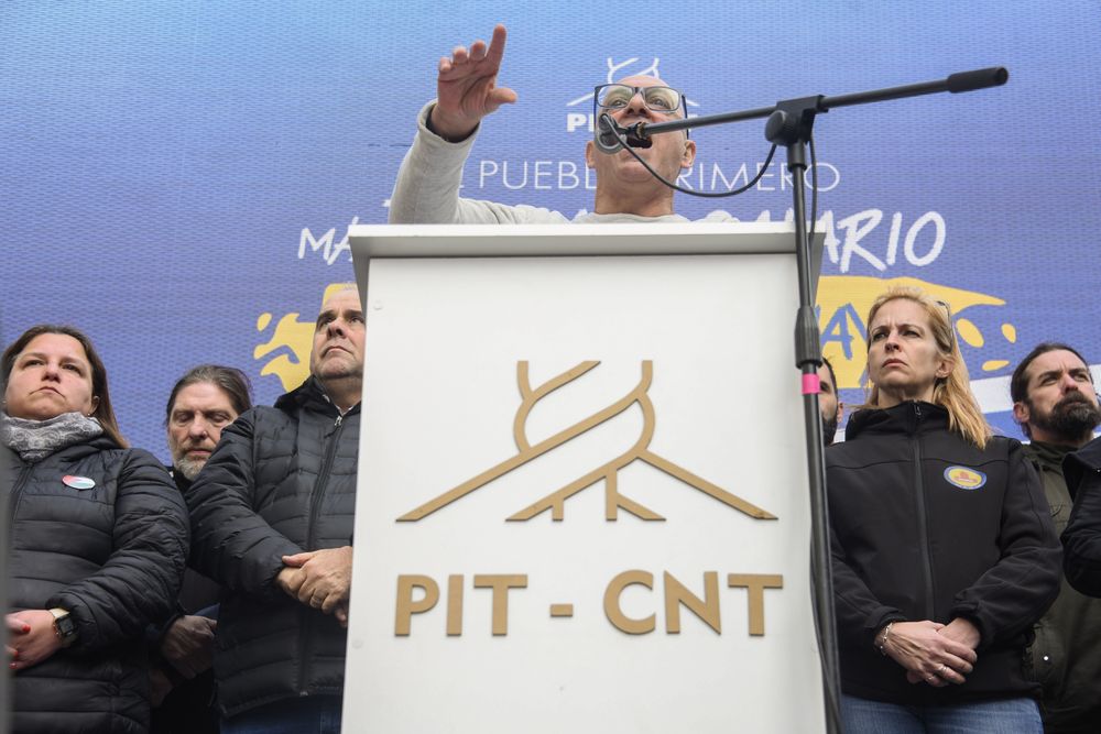 20250812 Marcelo Abdala. Paro general parcial y movilización del Pit-Cnt.