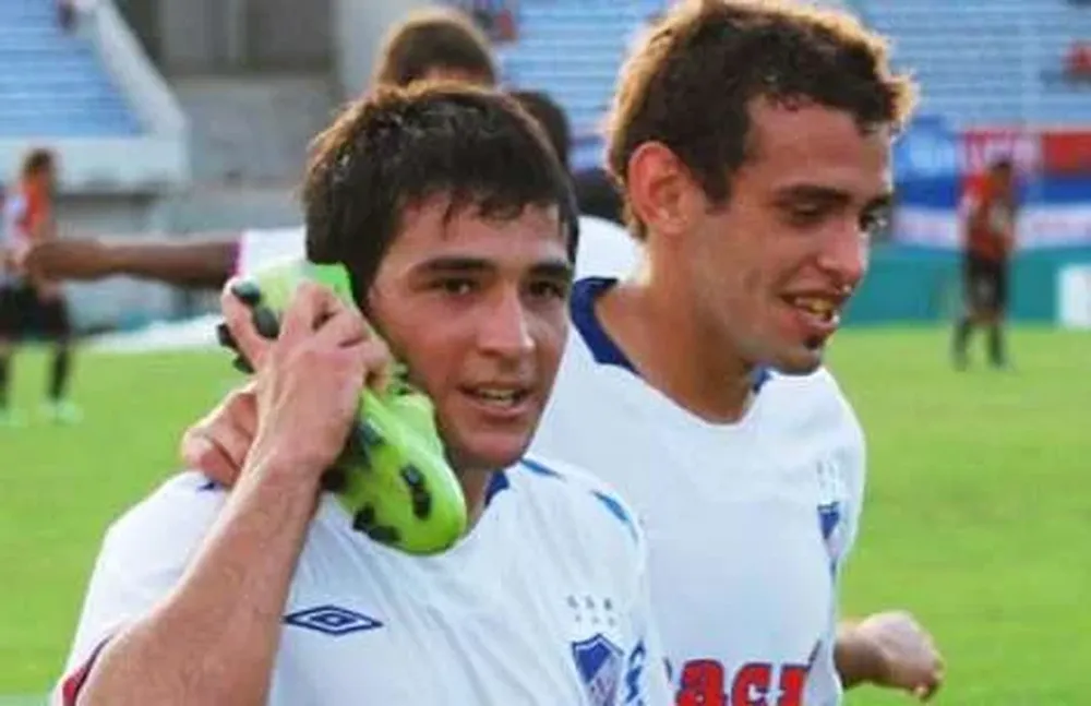 Lodeiro en Nacional junto al Oreja Rodríguez