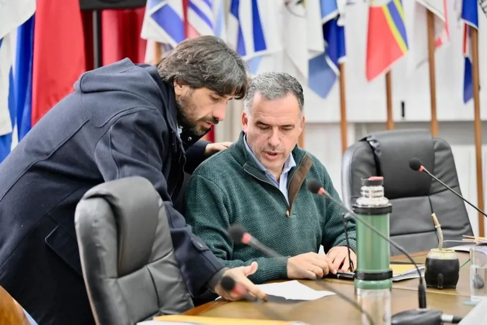 Marcelo Metediera y Yamandú Orsi