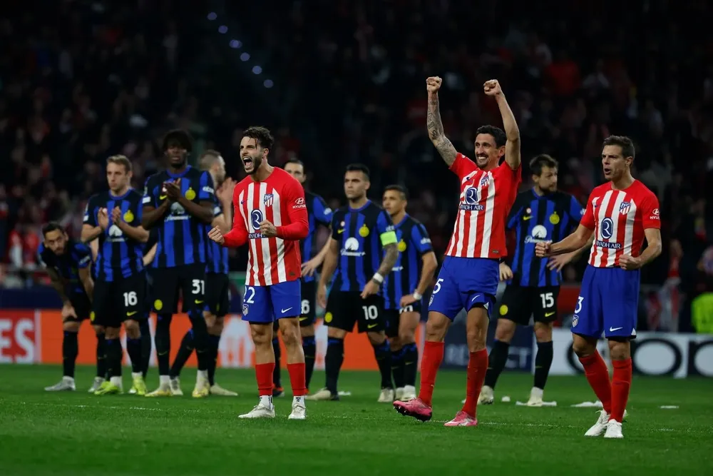 Atlético de Madrid celebró por penales