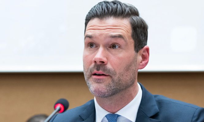 El ministro de Migración, Johan Forssell.