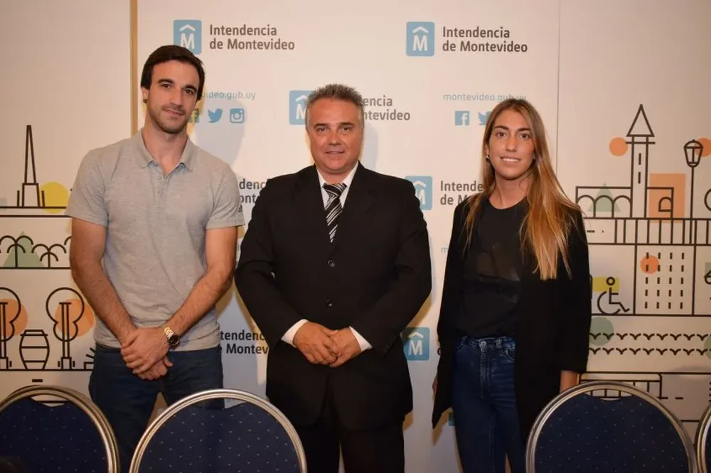 Joaquin Sosa, Daniel Leite y Sofia Invernizzi