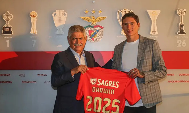 Darwin Núñez en Benfica