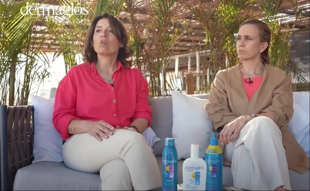 Las dermatólogas de la Sociedad de Dermatología del Uruguay Sofía Nicoletti y Alejandra Larre Borges visitaron el parador de El Observador