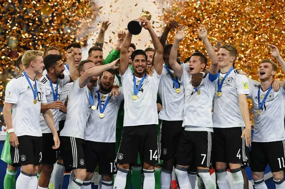 El festejo de Alemania al ganar la copa que le faltaba
