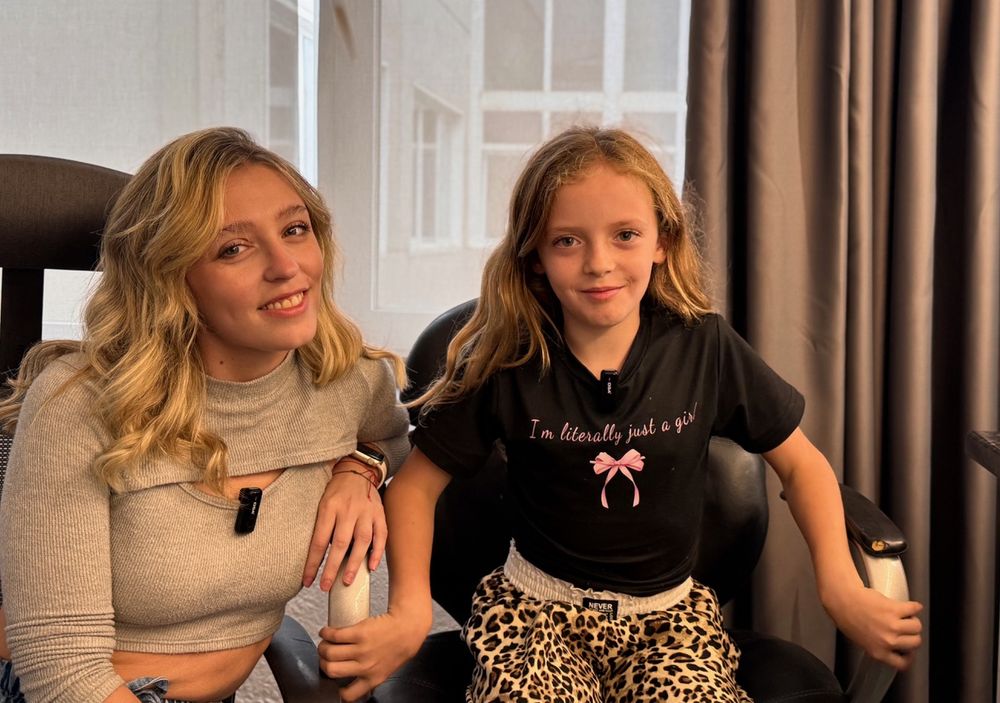 Julieta Forcato y su hija Lina.&nbsp;