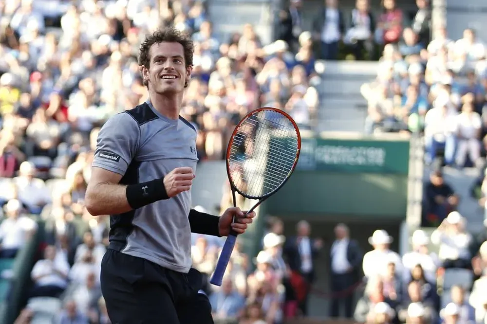 Andy Murray festeja su pasaje a semifinales