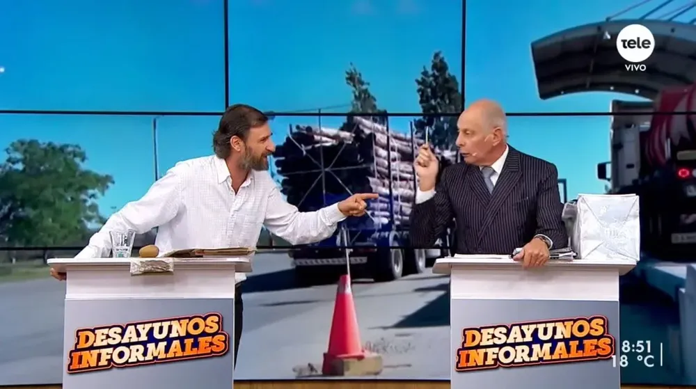 César Vega (PERI) y Gustavo Salle (Partido Verde Animalista) debatieron este jueves en Desayunos informales