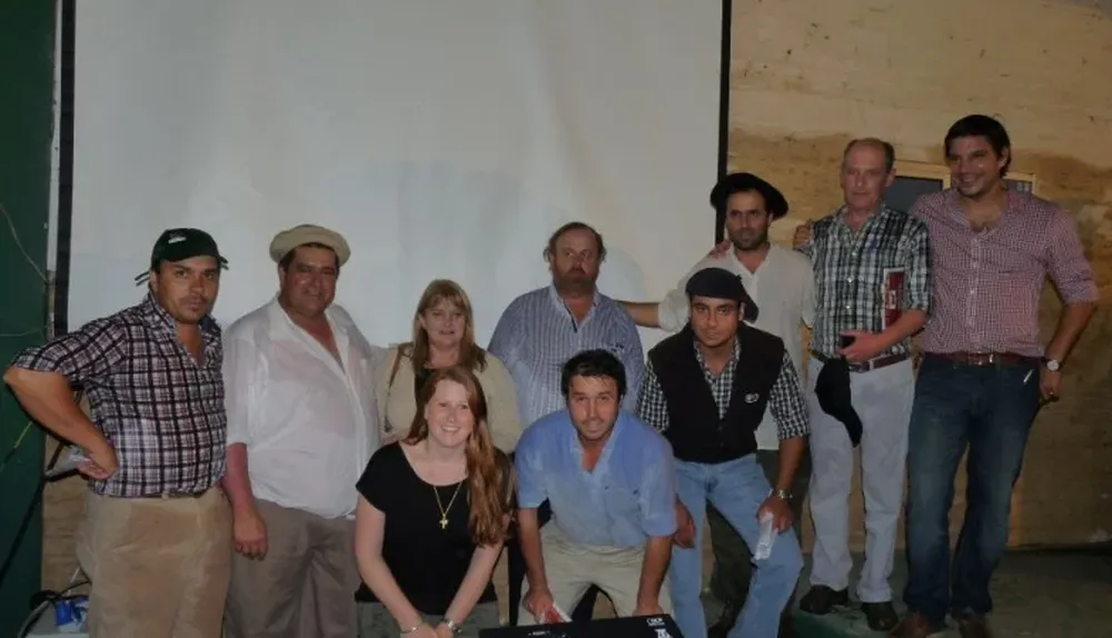 El equipo de la cabaña y de Zambrano & Cía
