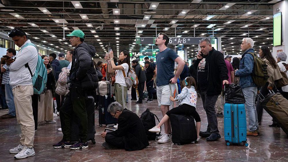 El servicio de trenes en España quedó paralizado por el apagón.