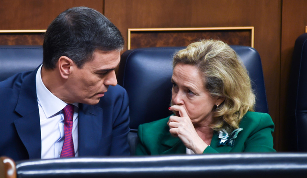 Pedro Sánchez y Nadia Calviño