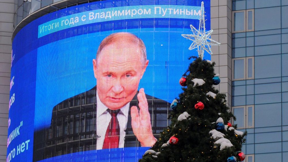 Este fin de año, el habitual discurso a la nación de Putin duró aproximadamente cuatro horas y media.