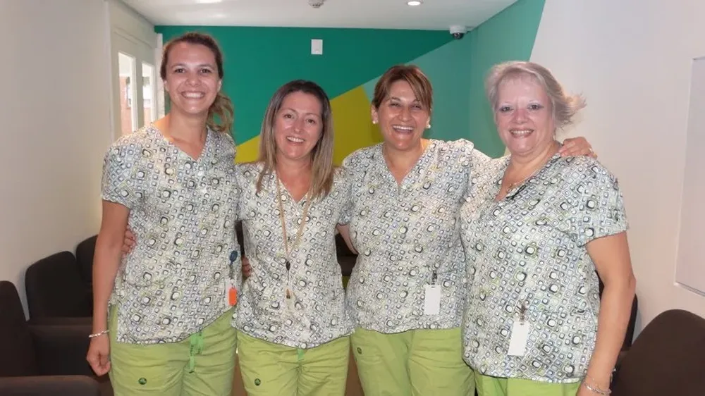 Fabiana Gayte, Andrea Silveira, Ana Deoscar y Mariela González