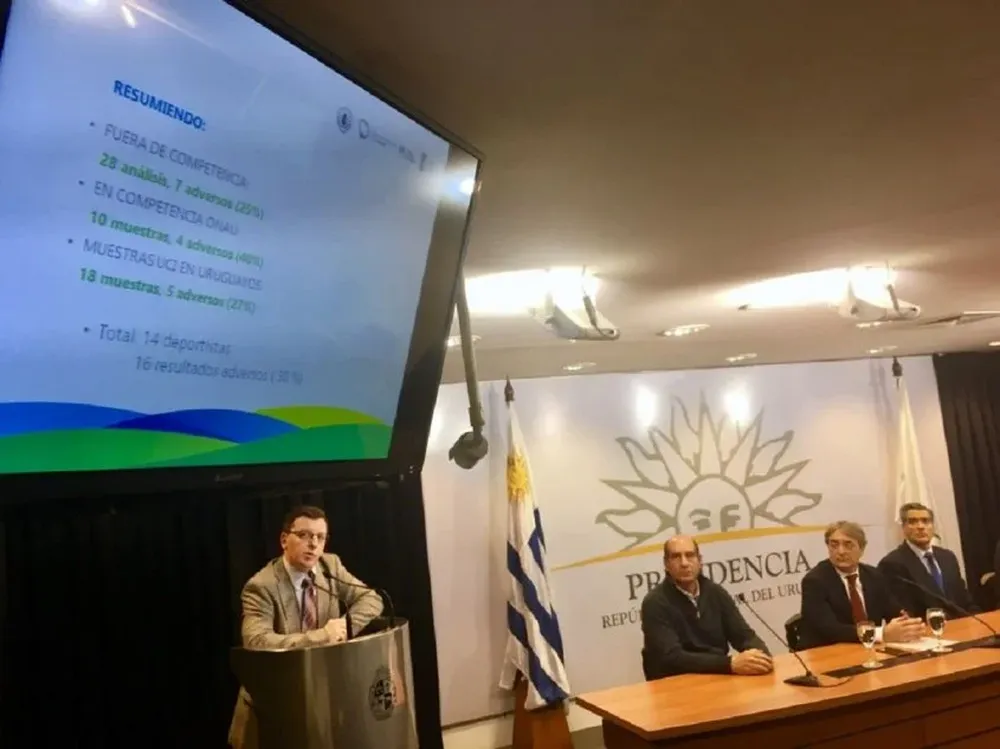 La presentación de la Secretaría Nacional de Deporte sobre dopaje en el ciclismo