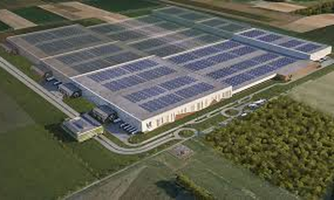 Una de las gigafactoría de producción de baterías de Volkswagen.