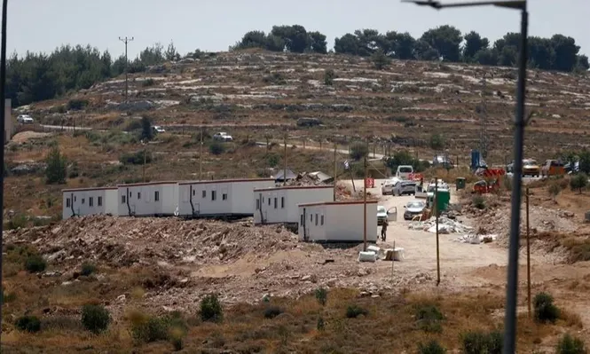 Asentamiento construido en Cisjordania por colonos judíos