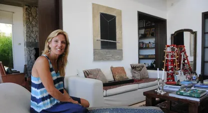 Verónica García Mansilla en su casa de Carrasco